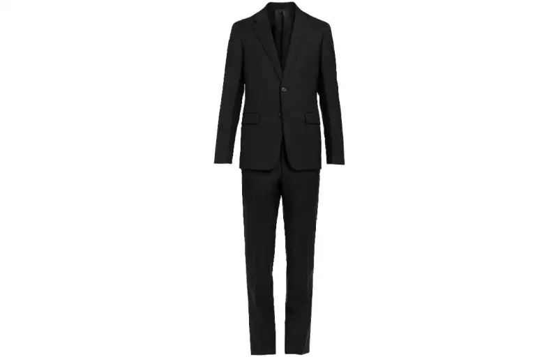 PRADA Business Suits Men's Black Moderate