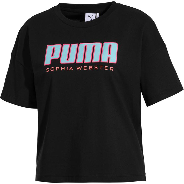 Женская футболка PUMA x Sophia Tee (черная)