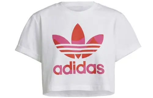 Adidas Originals Set in Sleeve T Shirt Women's White
