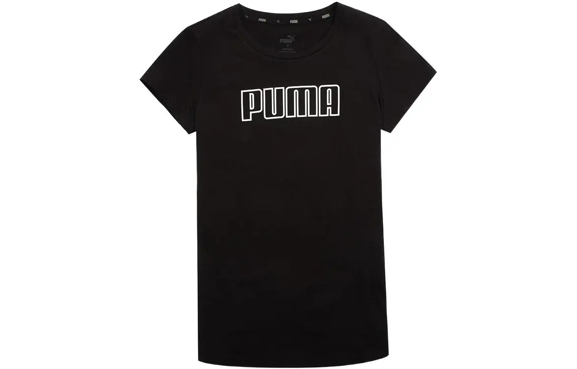 PUMA T-Shirts Women's Crew Neck Moderate Straight Fit