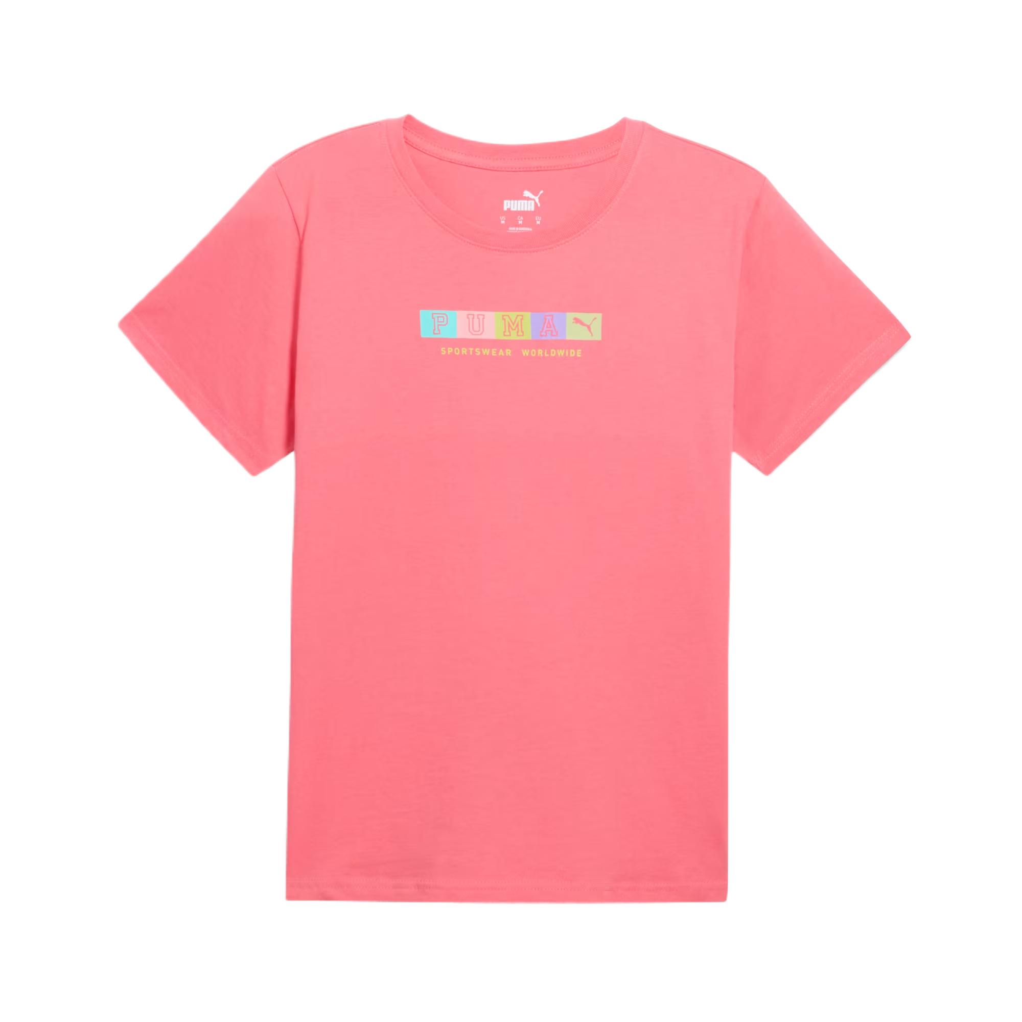 PUMA Camiseta Graphics Con Letras En Bloque Para Mujer