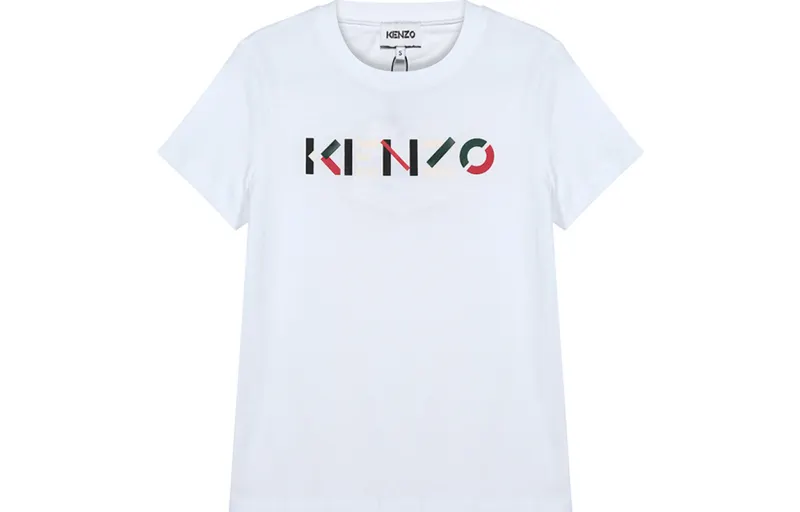KENZO T Shirts Women's White Crew Neck Moderate