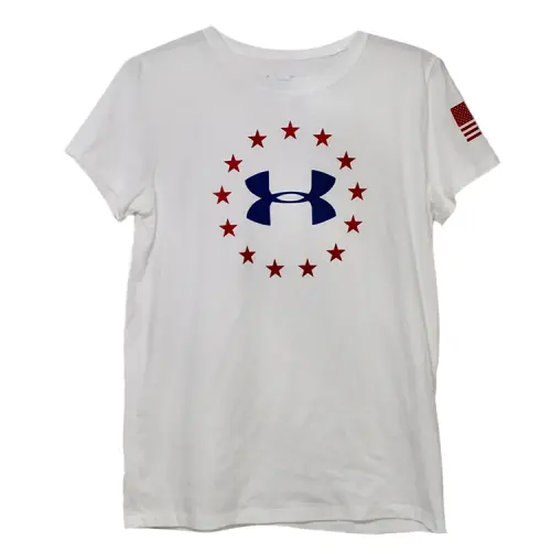 Under Armour Freedom T Shirt Women's White