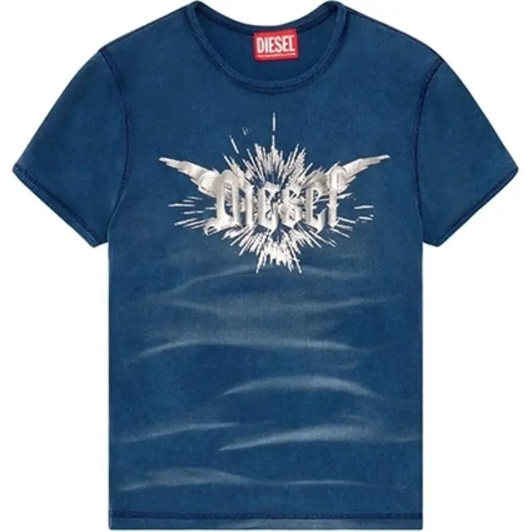 Diesel T-Ele-Long-P2 cotton T-shirt