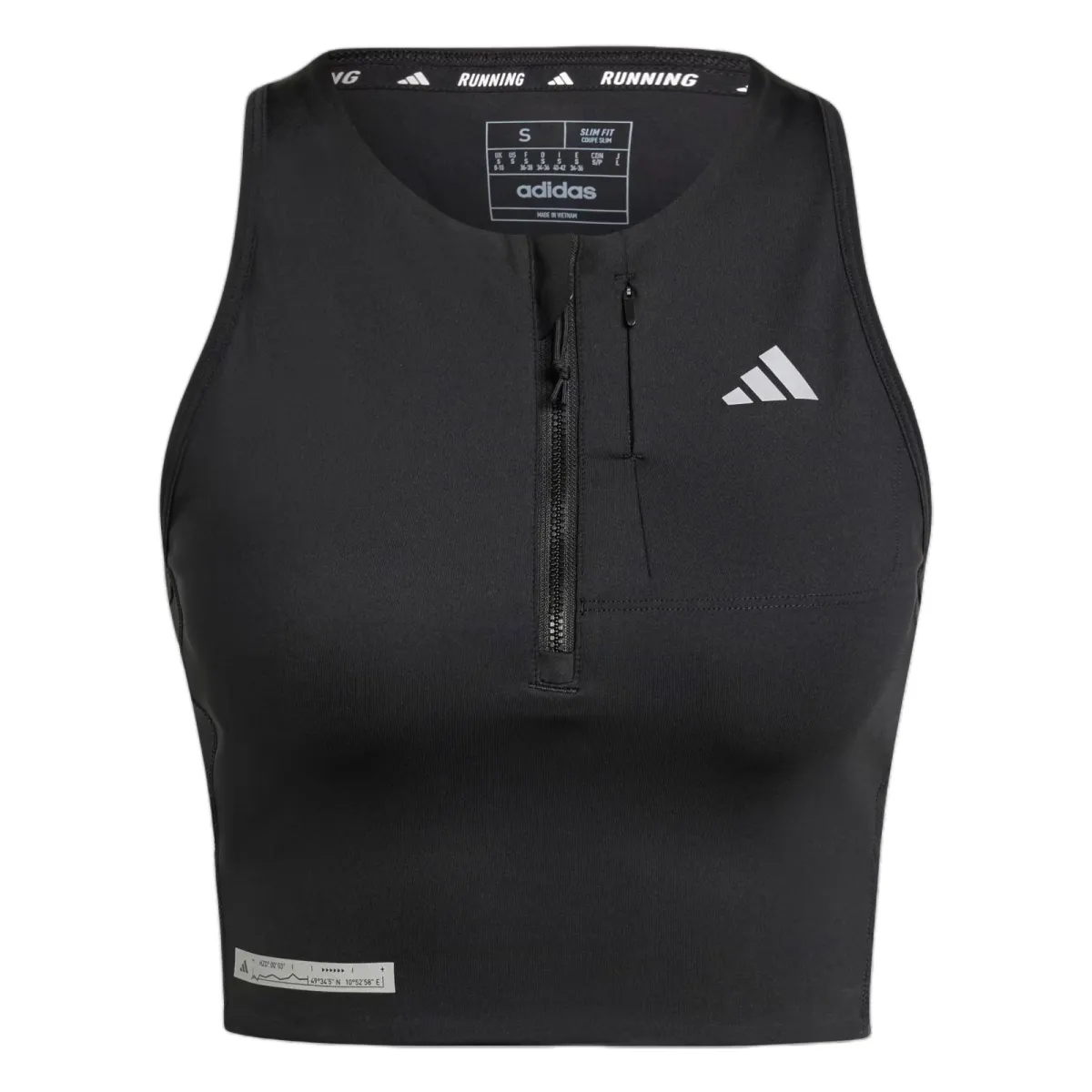 Adidas Free Shipping With AdiClub Ultimate HEAT.RDY Crop Top
