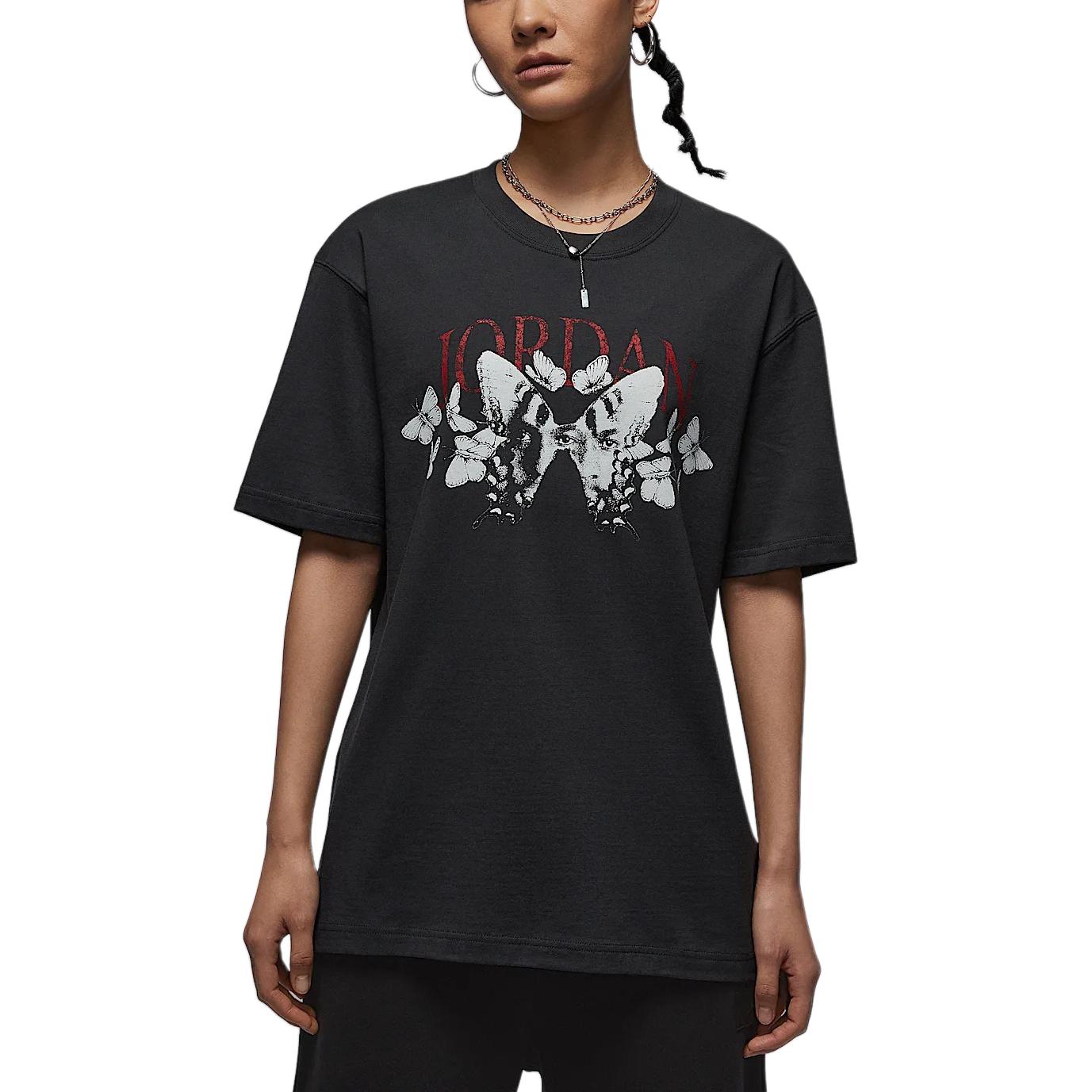 Футболка Jordan Logo T (серо-черный) — фото 3