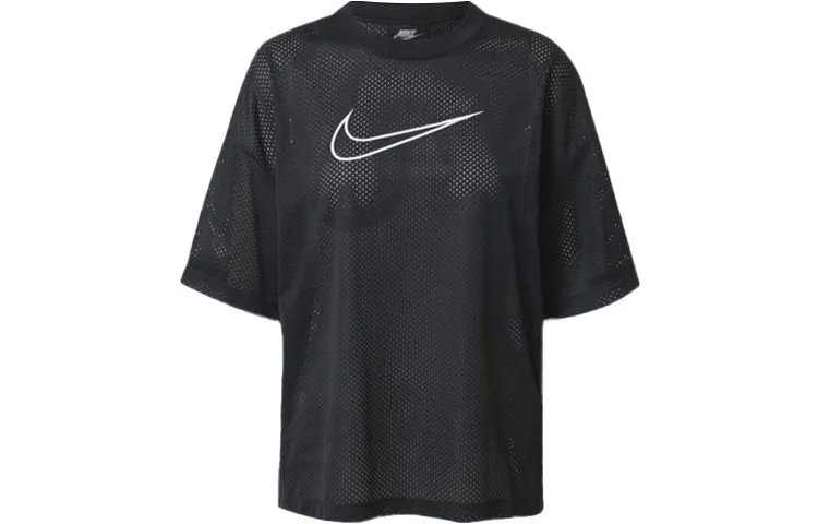 Nike Drop Shoulder Sleeve T Shirt Women's Black