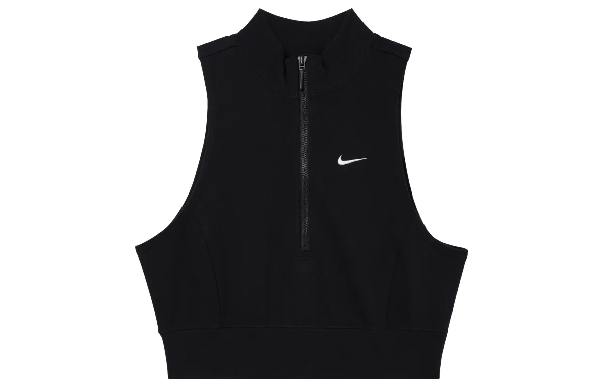 Nike Half zip Cropped Top