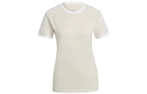 Adidas Originals Set in Sleeve T Shirt Women's Ecru