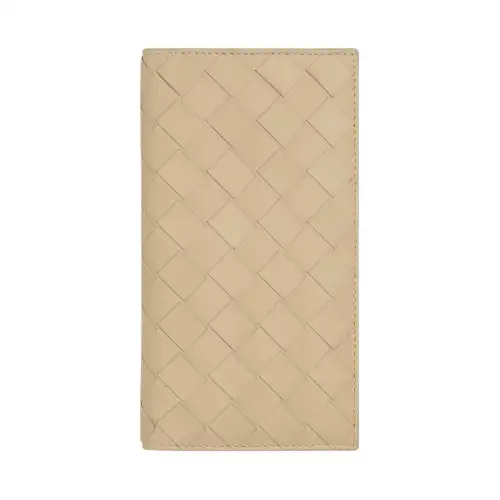 Bottega Veneta Cow Leather Wallet Large Men's Beige