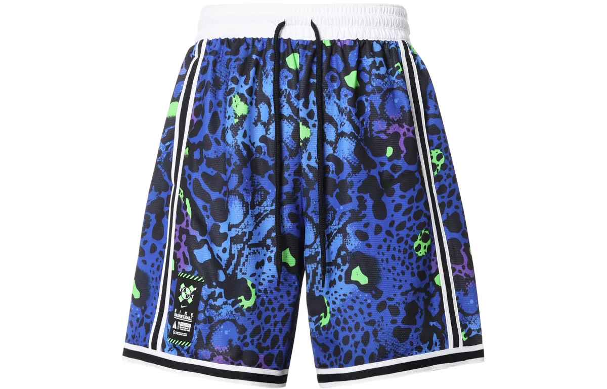 Nike Dri-Fit Basketball Shorts Men's Game Royal Blue Moderate Straight Fit Pants