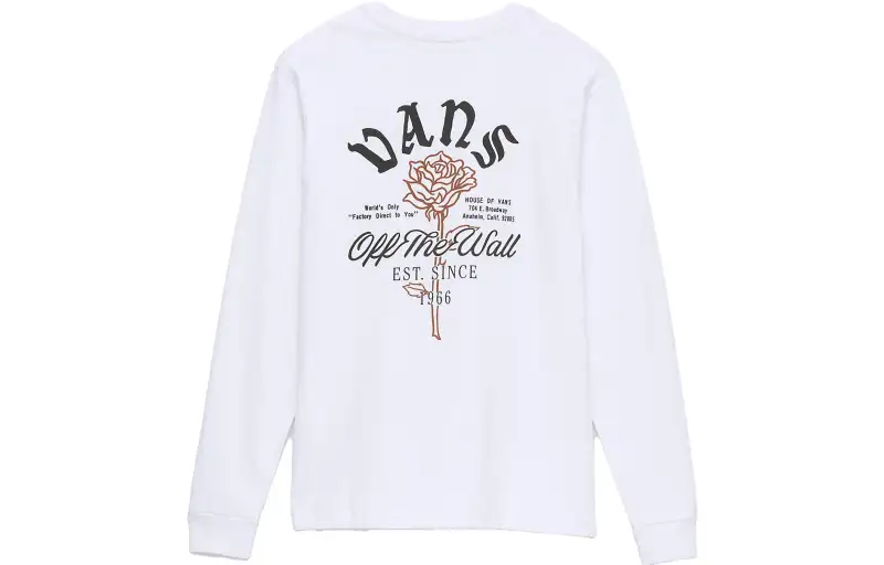 Vans T Shirts Women's White Crew Neck Moderate Other