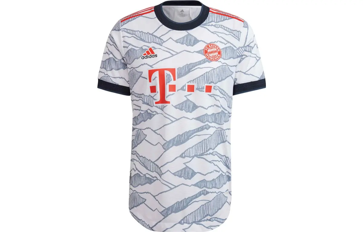 Adidas Bayern Munich Black Soccer Jersey Men's White