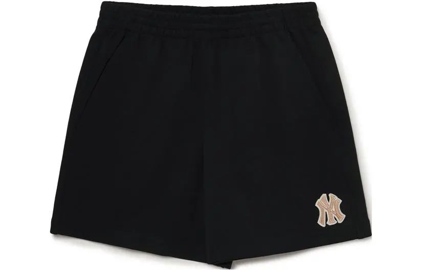 MLB New York Yankees Sports Shorts Unisex Black Moderate