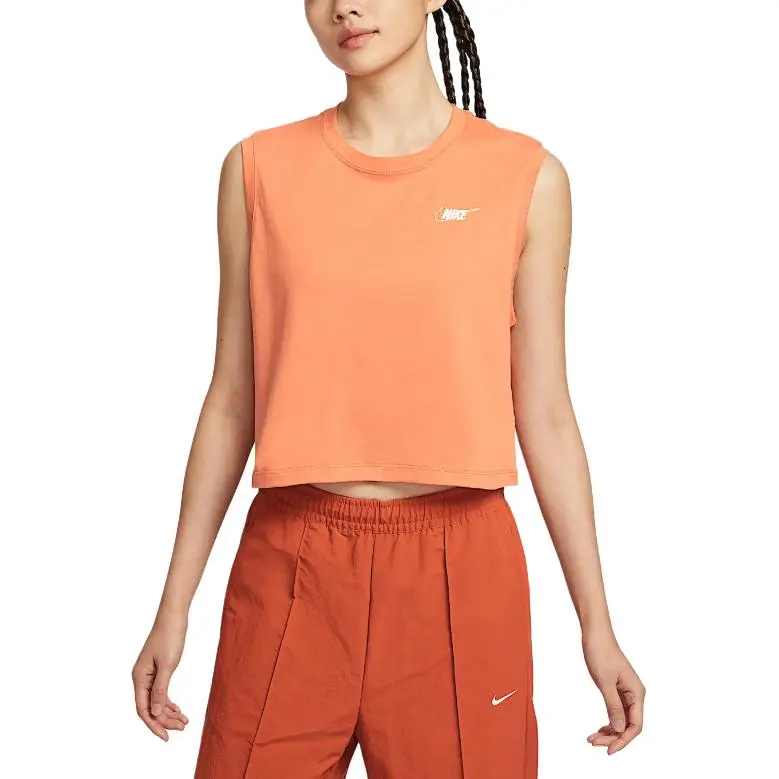 Nike Sportswear Club T Shirt Women's Soft Orange