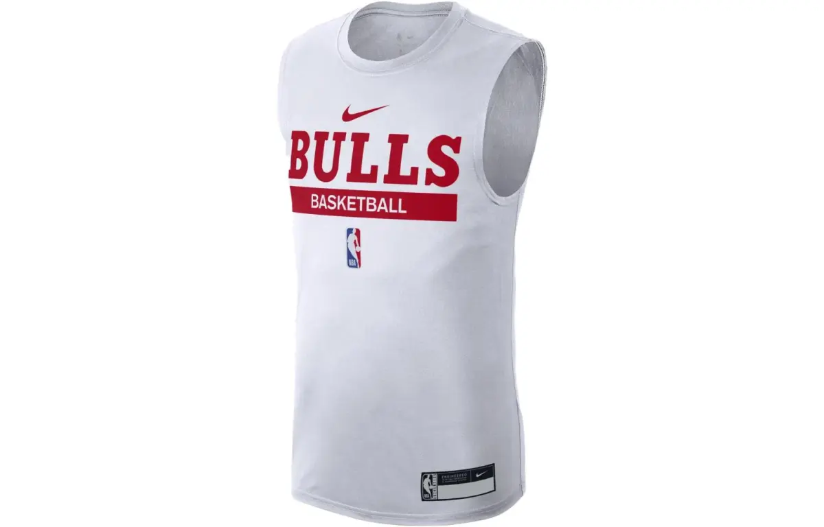 Nike Nba Chicago Bulls Basketball Dri Fit Men Sleeveless Top