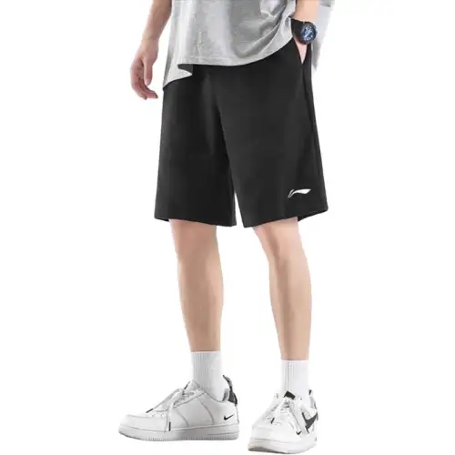 Li Ning Sports Life Collection Casual Shorts Men's Standard Black