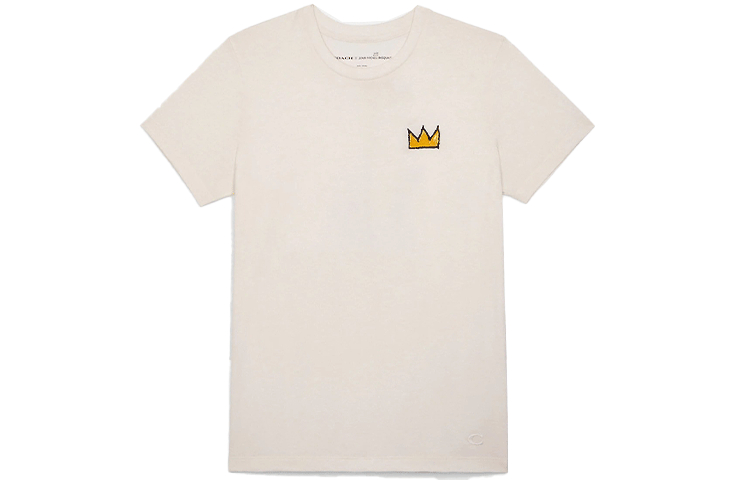 Женская футболка COACH COACH x Jean Michel Basquiat T (белая)