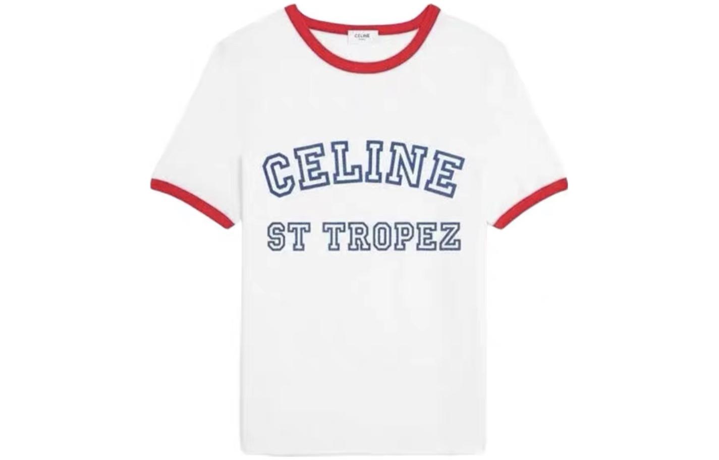 Женская футболка CELINE SS22T (белая) — фото 3