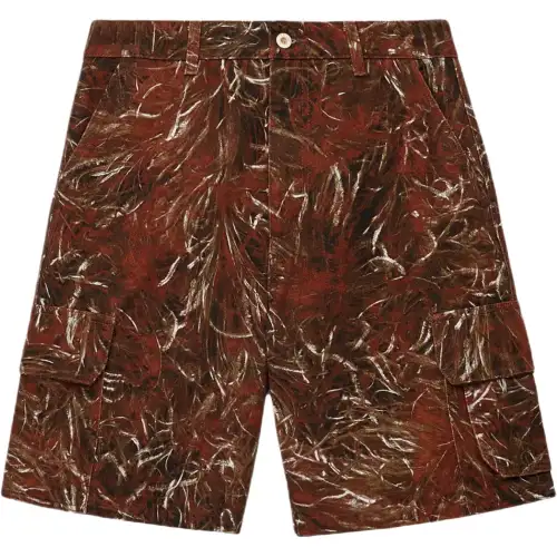 LOEWE Paula's Ibiza SS25 Cargo Shorts Men's Dark Red