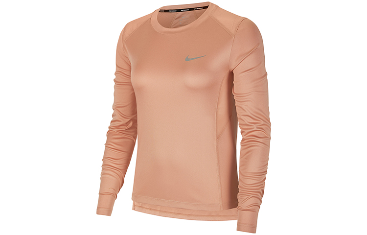 Женская футболка Nike Dri-fit Miler (розовое золото)