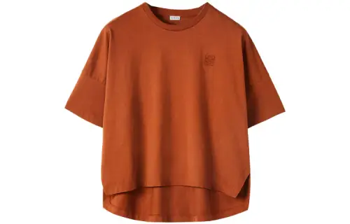 LOEWE T Shirts Women's Brown Crew Neck Moderate