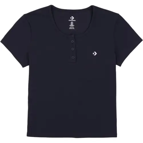 Converse T Shirts Unisex Black Crew Neck Moderate