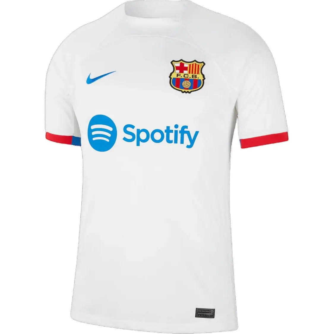 Nike FC Barcelona F.C. Barcelona Soccer Jersey Player Edition Men's White