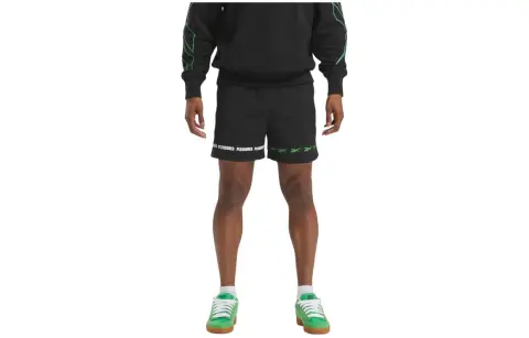 Reebok x PLEASURES Collaboration SS24 Casual Shorts Unisex Black