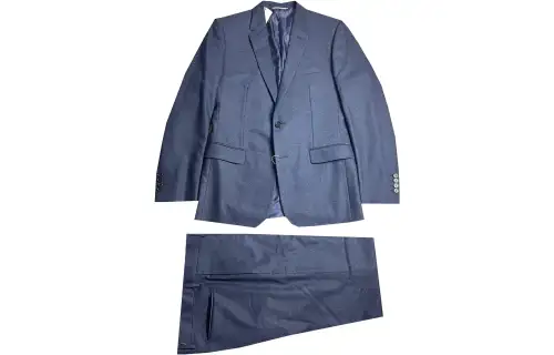 DIOR Business Suits Men's Dark Blue Suit Collar Moderate
