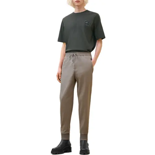 HERMES Casual Pants Men's Gray Moderate Other