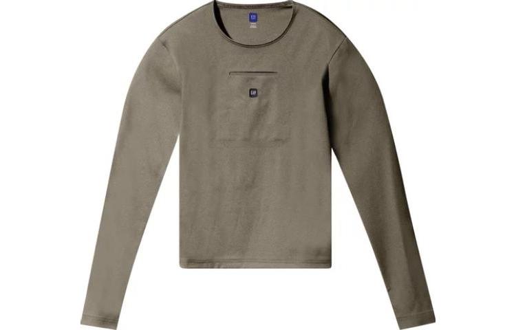 Женский лонгслив Yeezy x Gap x Balenciaga (оливковый)