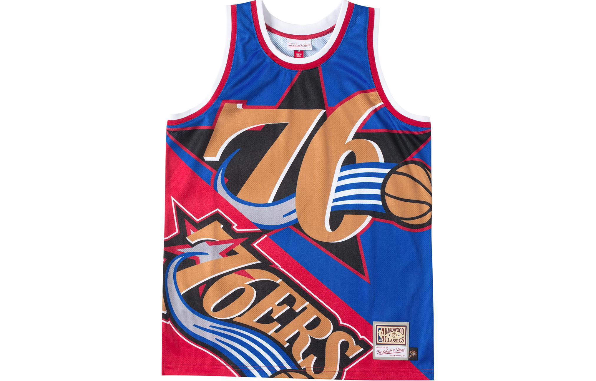 Mitchell Ness Basketball Jerseys Unisex Blue Moderate Other