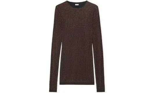 LOEWE T Shirts Women's Brown Crew Neck Moderate Other