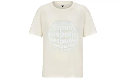 DIOR Quarterly New Products T Shirts Women's Beige Crew Neck Moderate