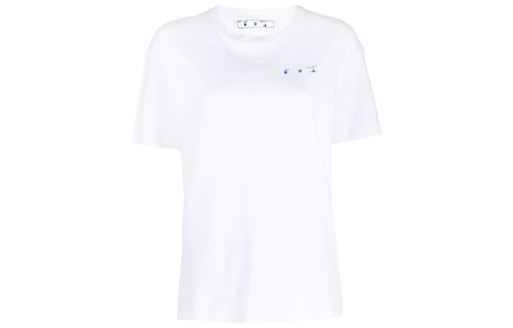 OFF WHITE Flowers Arrows Reg T shirt White/Blue