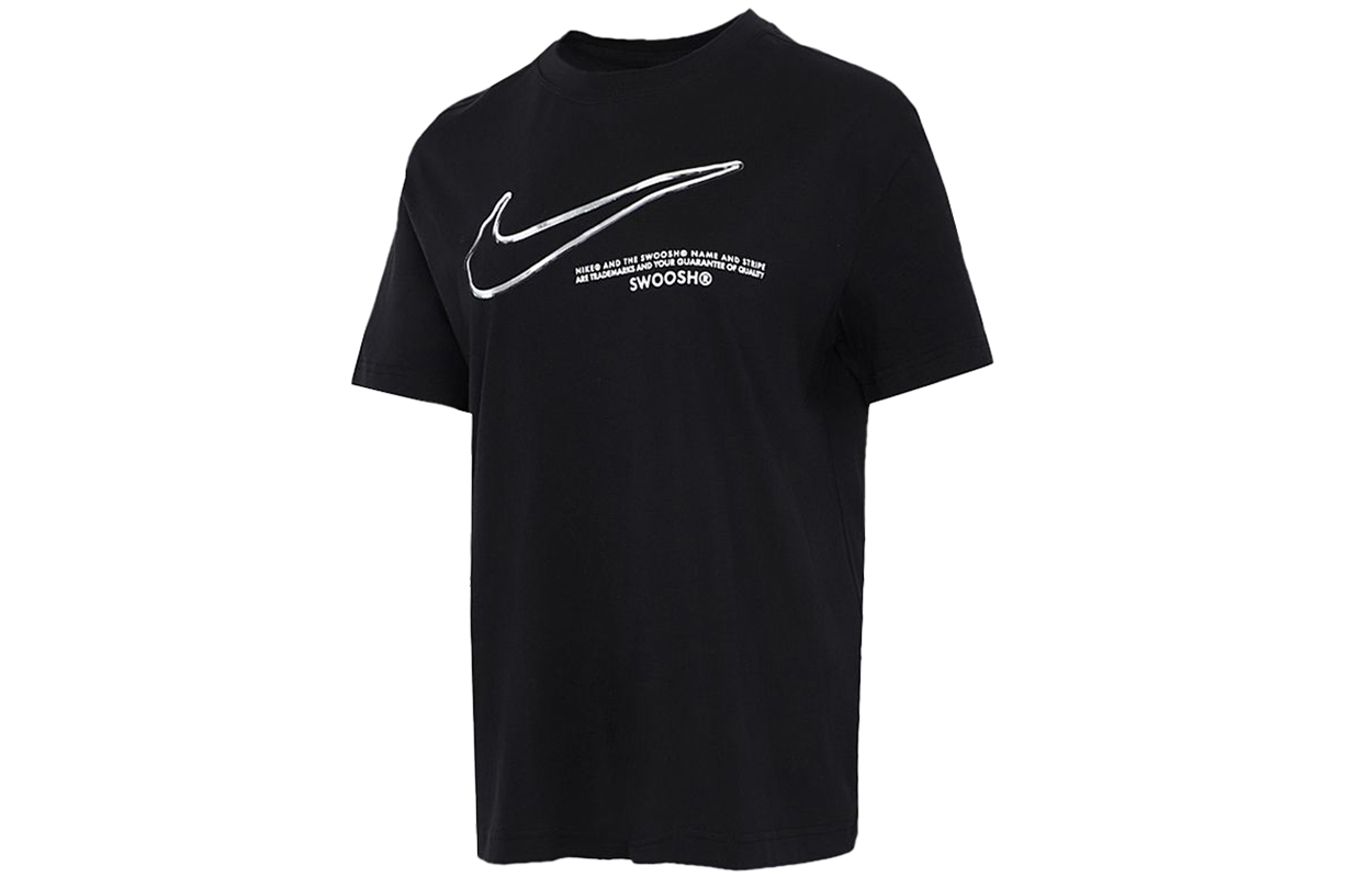 Женская футболка Nike (черная)
