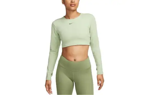 Nike T Shirts Women's Green Crew Neck Moderate Other