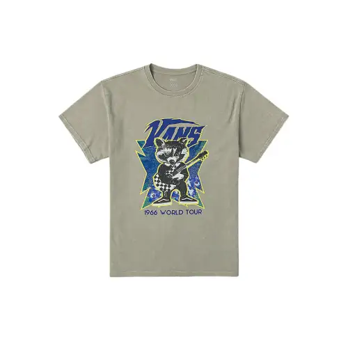 Vans T Shirt Women's Gray Green