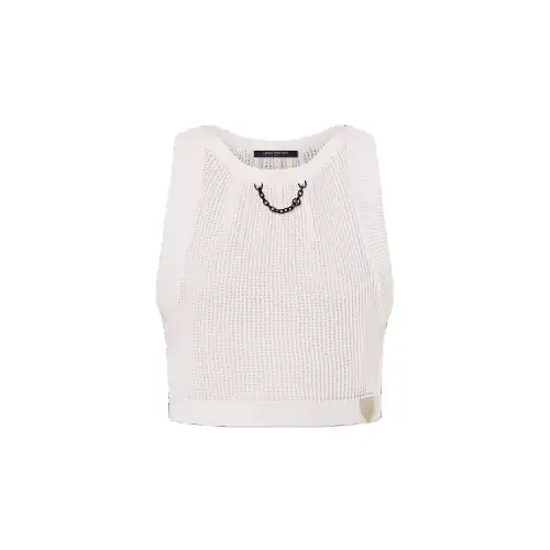 LOUIS VUITTON Mesh Knit Crop Top