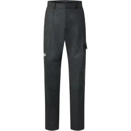 LOUIS VUITTON Silk Cashmere And Wool Blend Double Face Cargo Pants