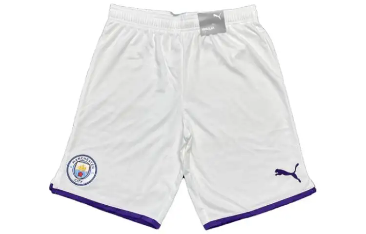 PUMA Soccer Bottoms Men's White Moderate Straight Fit Pants