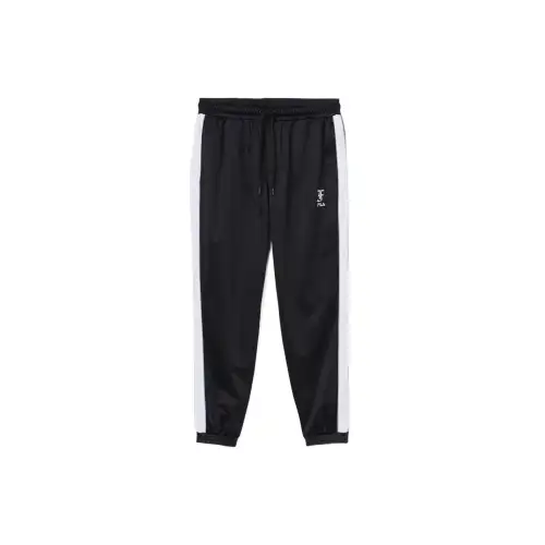 FILA Runi Casual Pants Men's Black White
