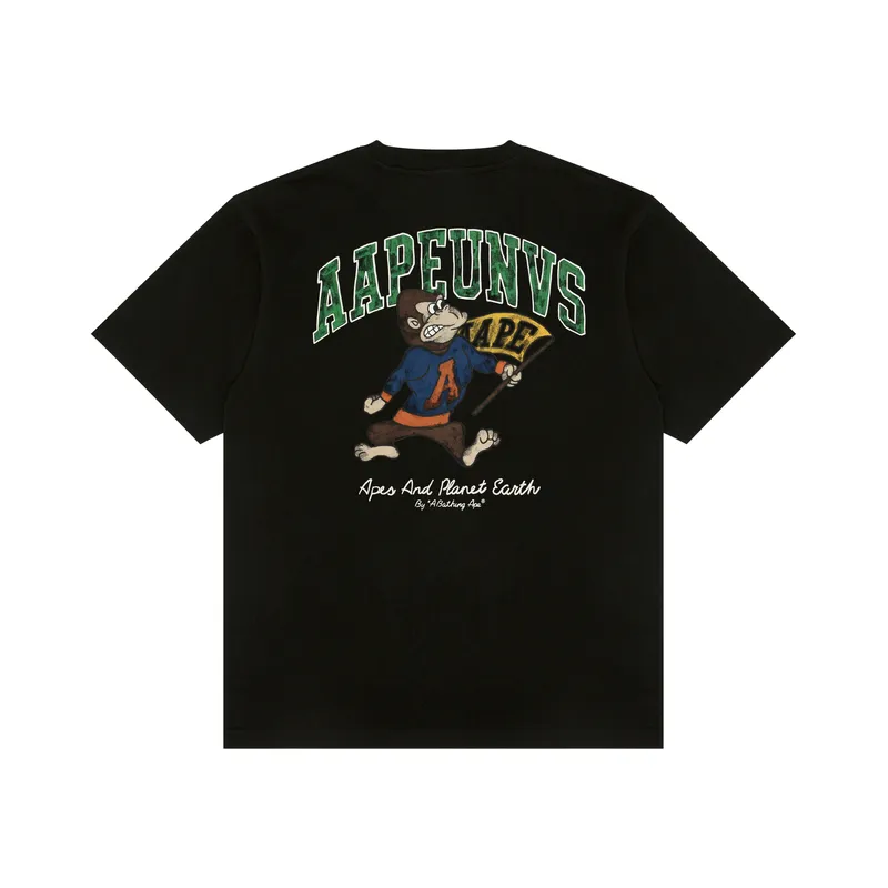 Aape By *A Bathing APE® Logo print T shirt