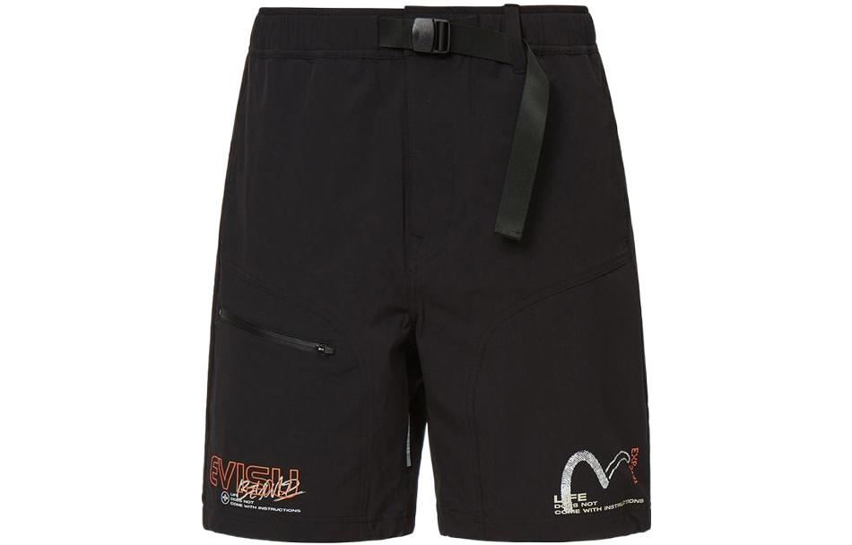 EVISU Sports Shorts Men’s Black Moderate