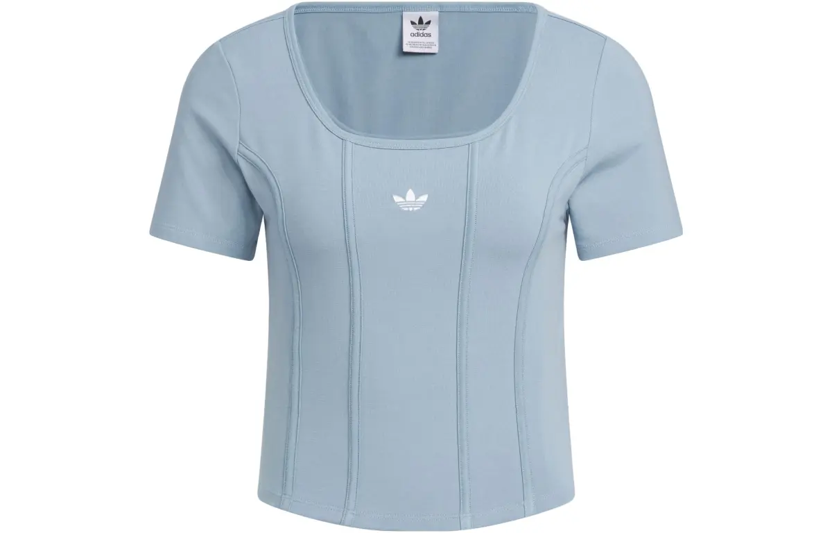 Adidas Originals The Baddie Edit T-Shirt Women's Texture Blue