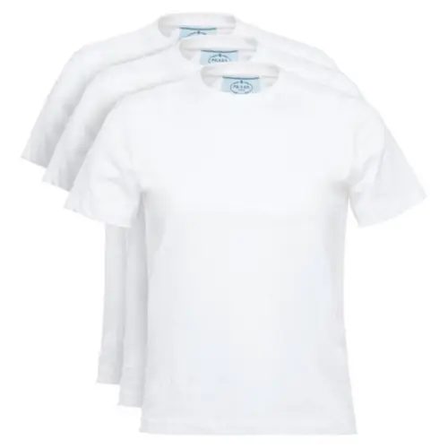 PRADA T Shirt Women's 3 Pack White