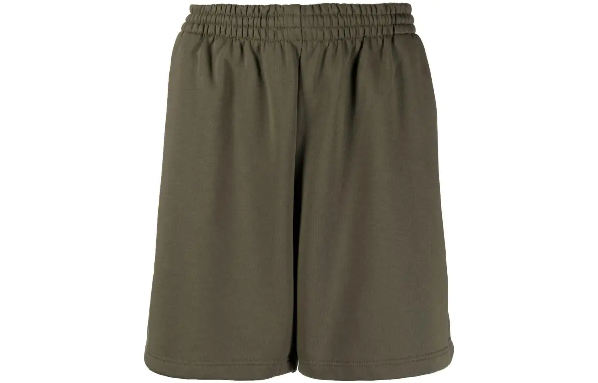 Balenciaga FW22 Sports Shorts Loose Fit Men's Olive Green