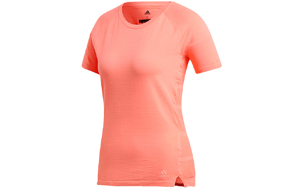 Женская футболка adidas T (оранжево-красная)
