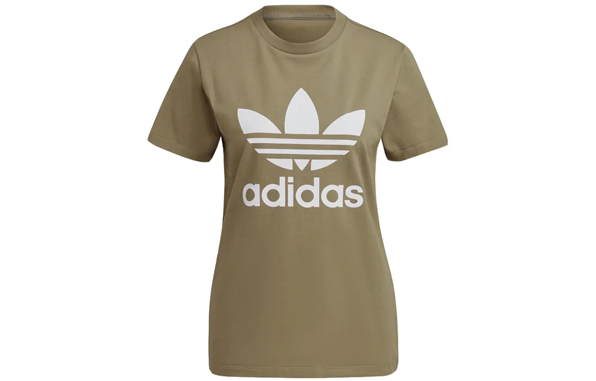 Adidas Originals Adicolor T Shirt Women's Army Green